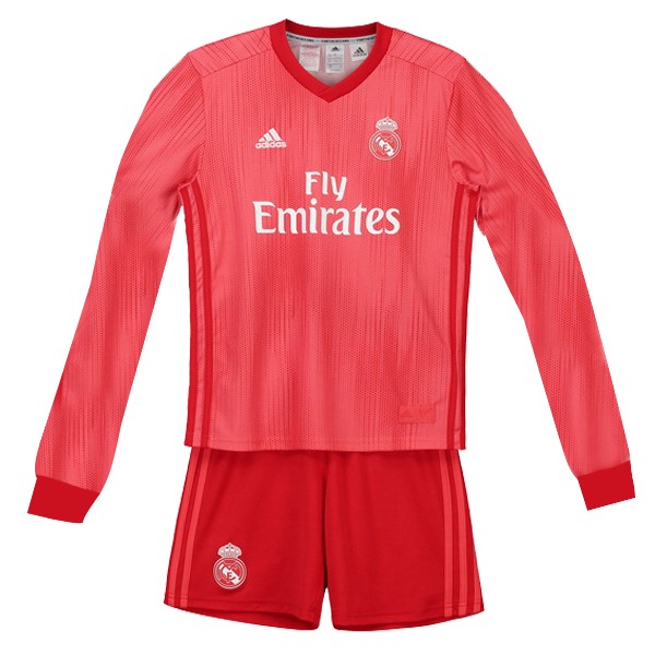 Camiseta Real Madrid 3ª ML Niños 2018-2019 Rojo
